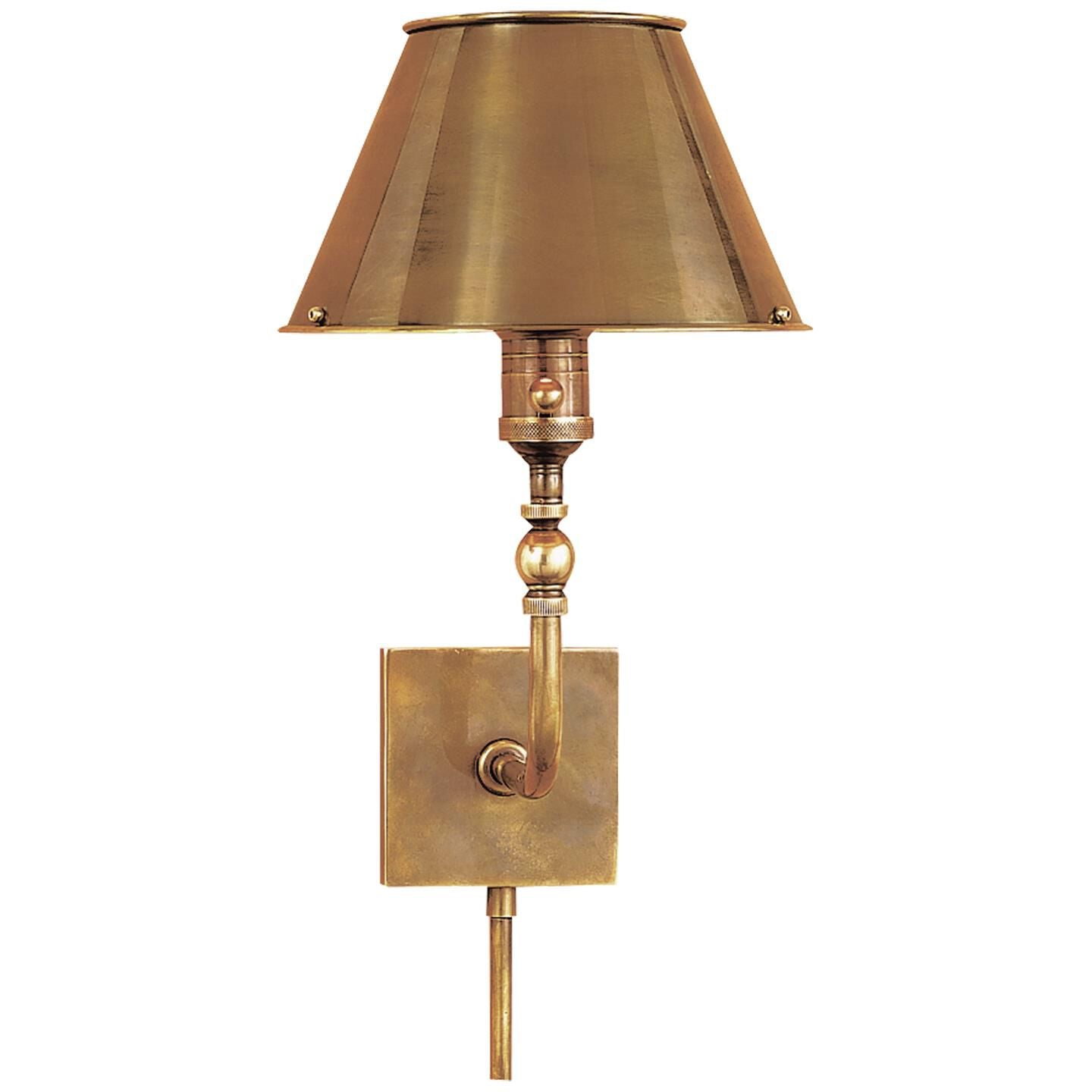 Visual Comfort Signature Collection Swivel Head Wall Swing Lamp Swivel Head - S 2650HAB-HAB - Traditional
