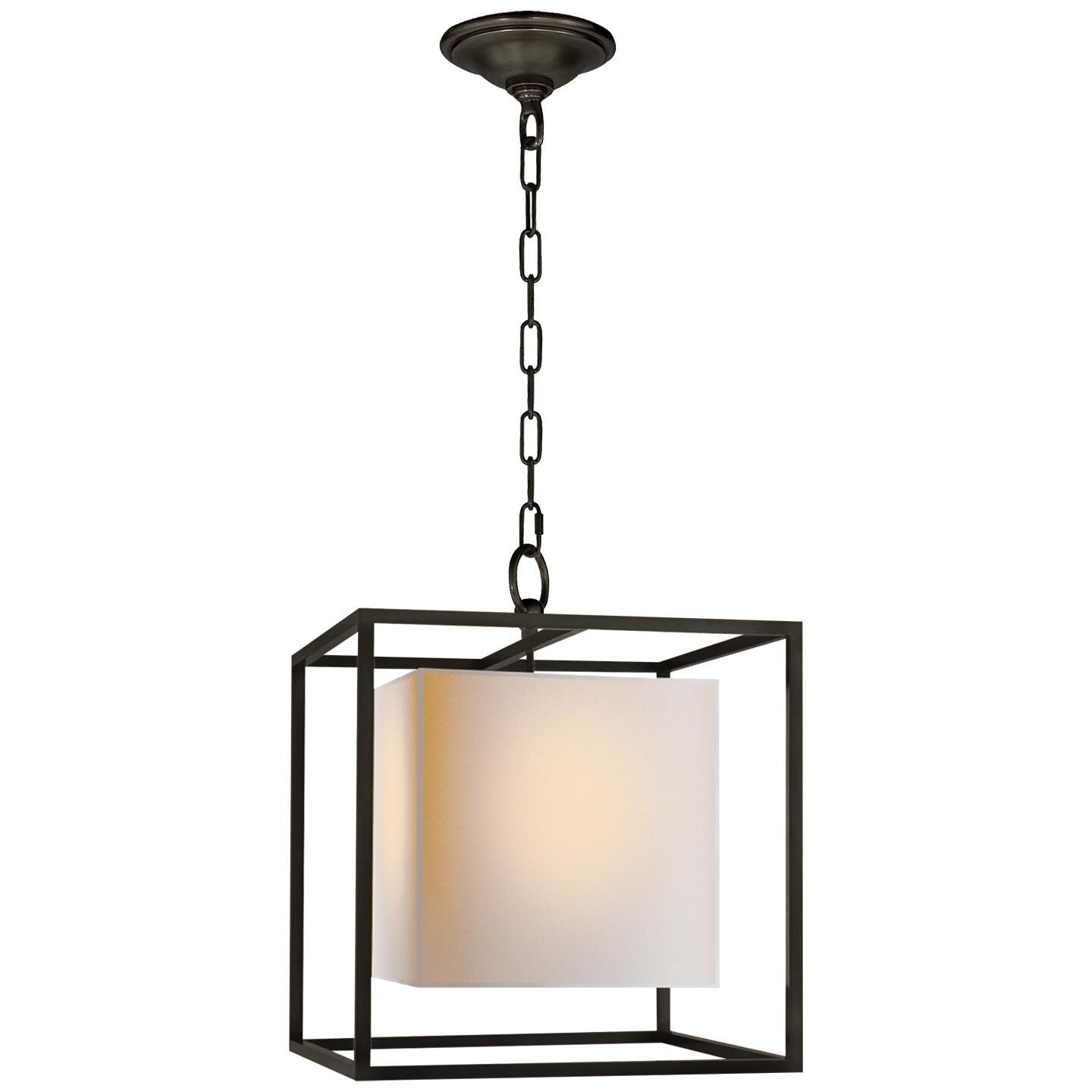 Visual Comfort Signature Collection Eric Cohler Caged 16 Inch Cage Pendant Caged - SC 5159BZ - Transitional