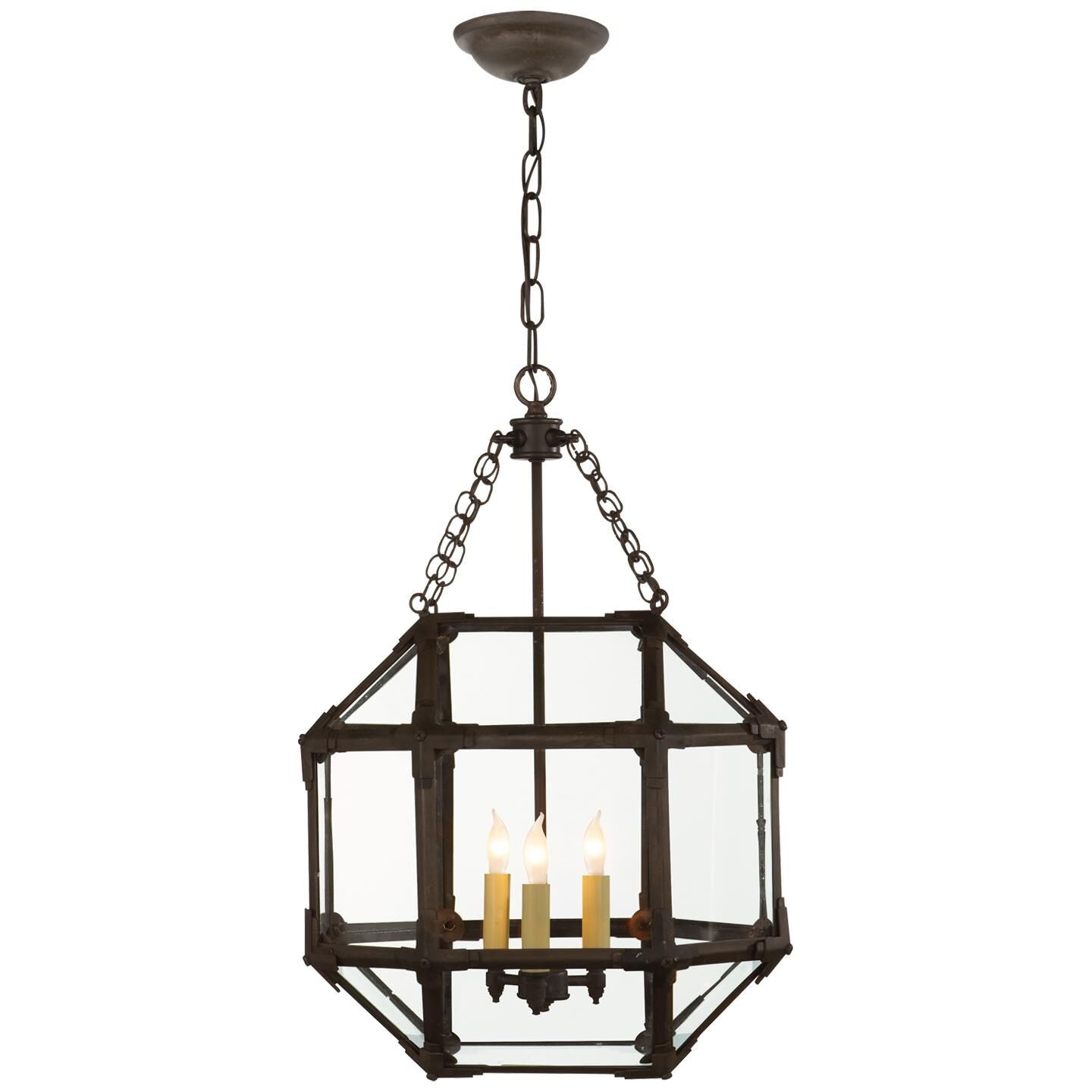 Visual Comfort Signature Collection Suzanne Kasler Morris 13 Inch Cage Pendant Morris - SK 5008AZ-CG - Traditional