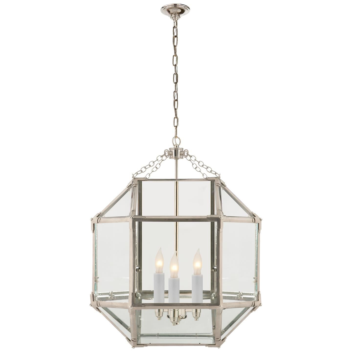 Visual Comfort Signature Collection Suzanne Kasler Morris 18 Inch Cage Pendant Morris - SK 5009PN-CG - Traditional