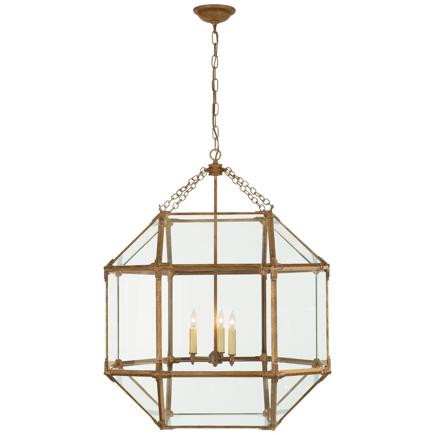 Visual Comfort Signature Collection Suzanne Kasler Morris 23 Inch Cage Pendant Morris - SK 5010GI-CG - Traditional