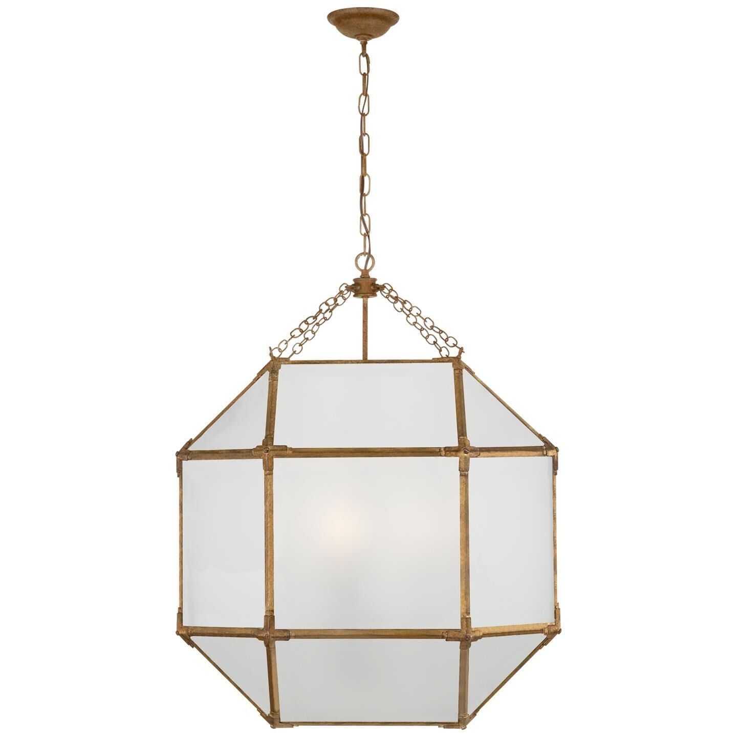 Visual Comfort Signature Collection Suzanne Kasler Morris 23 Inch Cage Pendant Morris - SK 5010GI-FG - Traditional