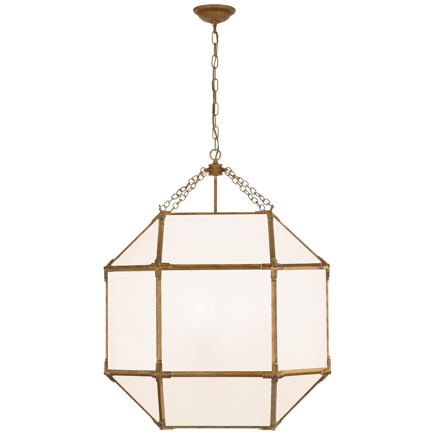 Visual Comfort Signature Collection Suzanne Kasler Morris 23 Inch Cage Pendant Morris - SK 5010GI-WG - Traditional