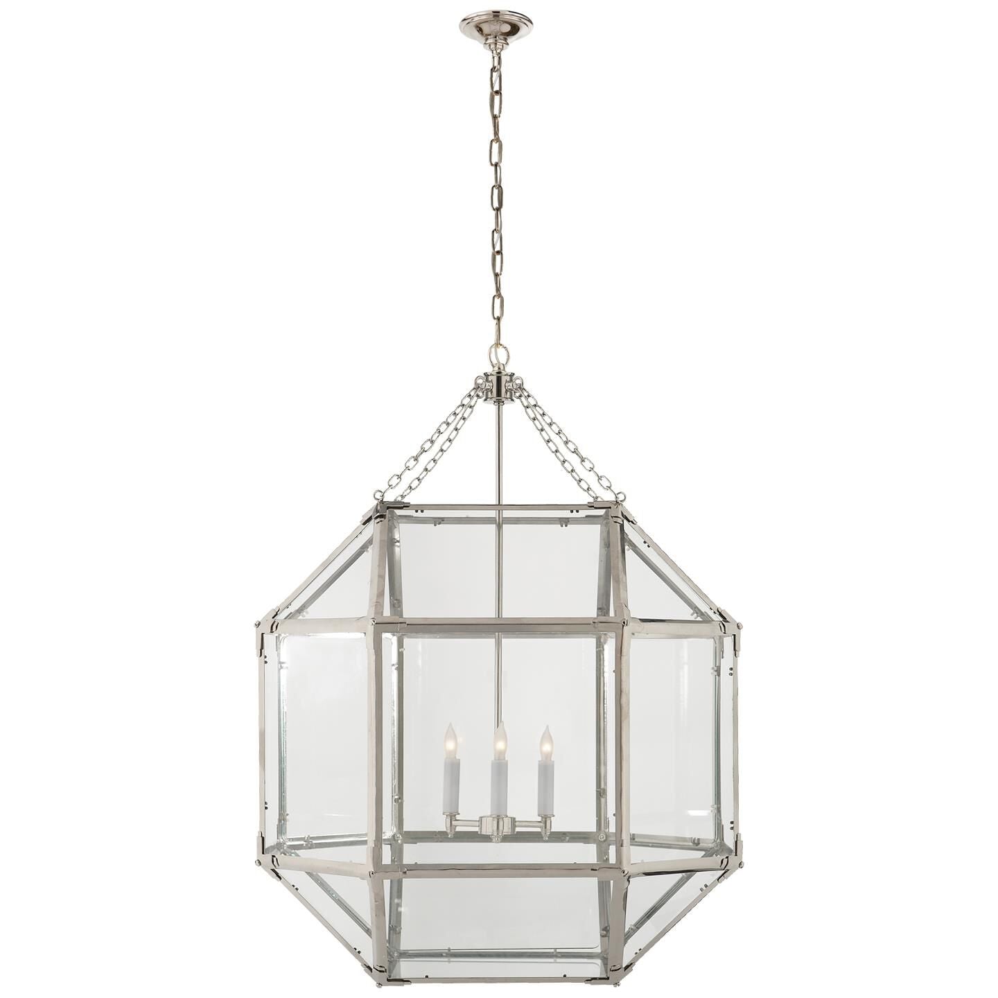 Visual Comfort Signature Collection Suzanne Kasler Morris 23 Inch Cage Pendant Morris - SK 5010PN-CG - Traditional