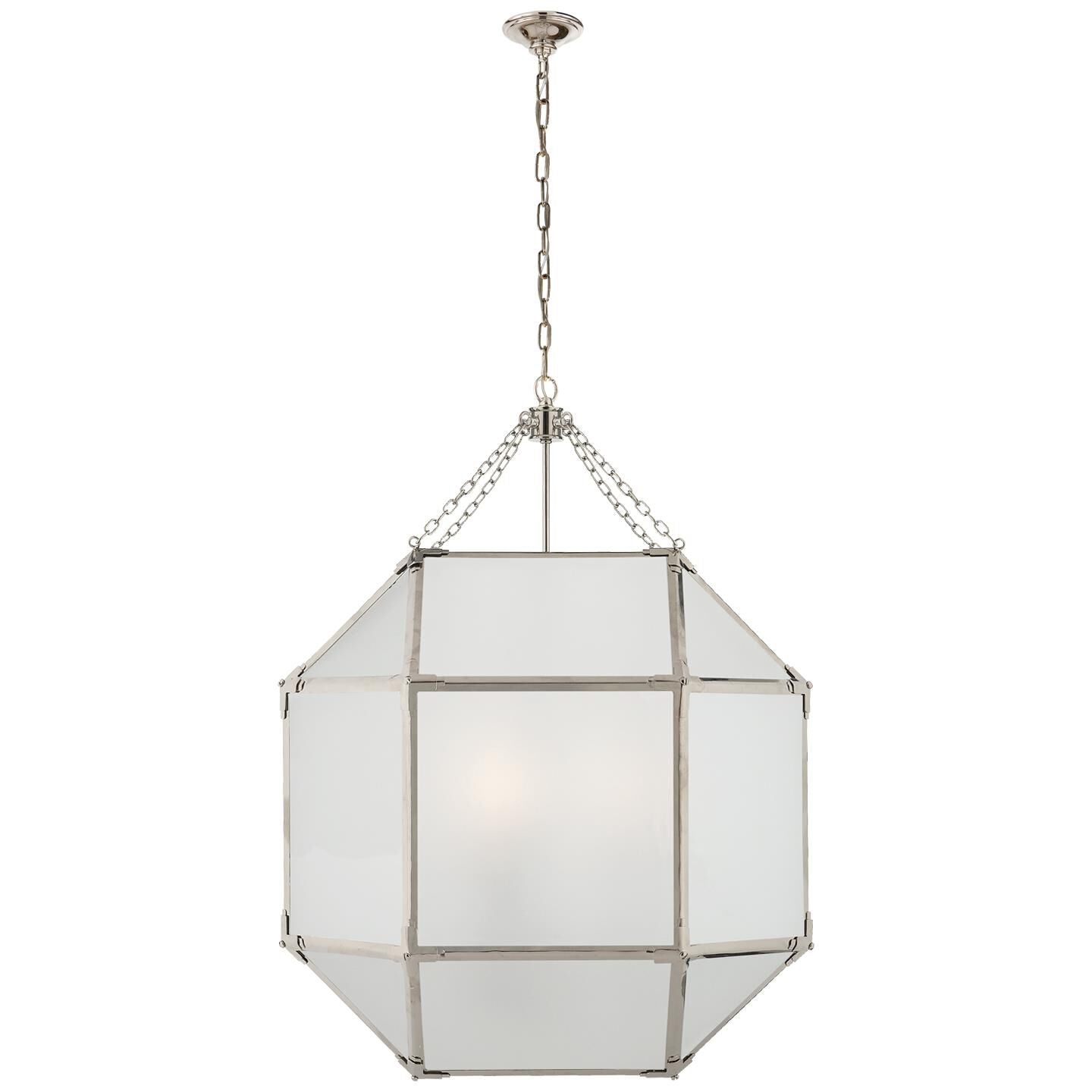 Visual Comfort Signature Collection Suzanne Kasler Morris 23 Inch Cage Pendant Morris - SK 5010PN-FG - Traditional