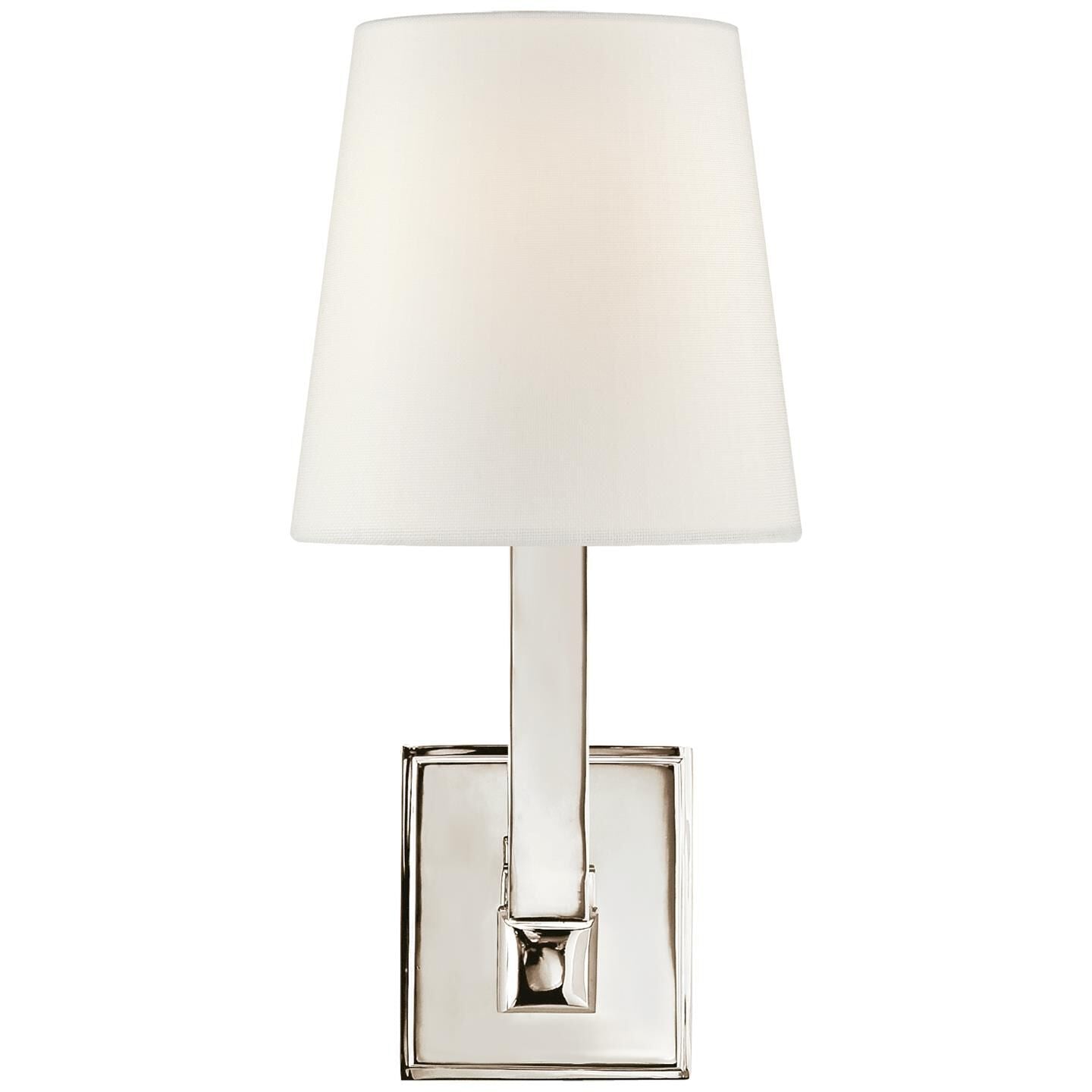 Visual Comfort Signature Collection Chapman & Myers Square Tube 14 Inch Wall Sconce Square Tube - SL 2819PN-L - Transitional
