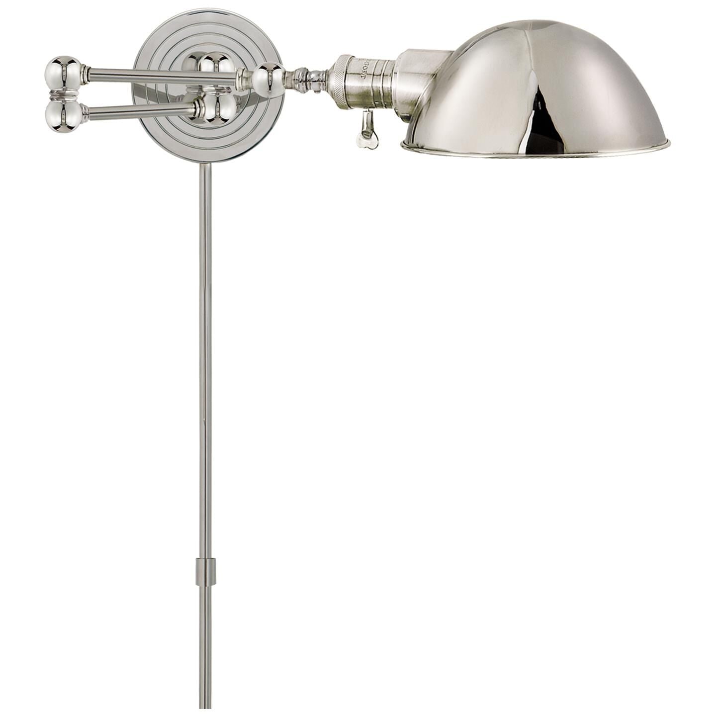 Visual Comfort Signature Collection Boston Wall Swing Lamp Boston - SL 2920PN-SLG-PN - Traditional