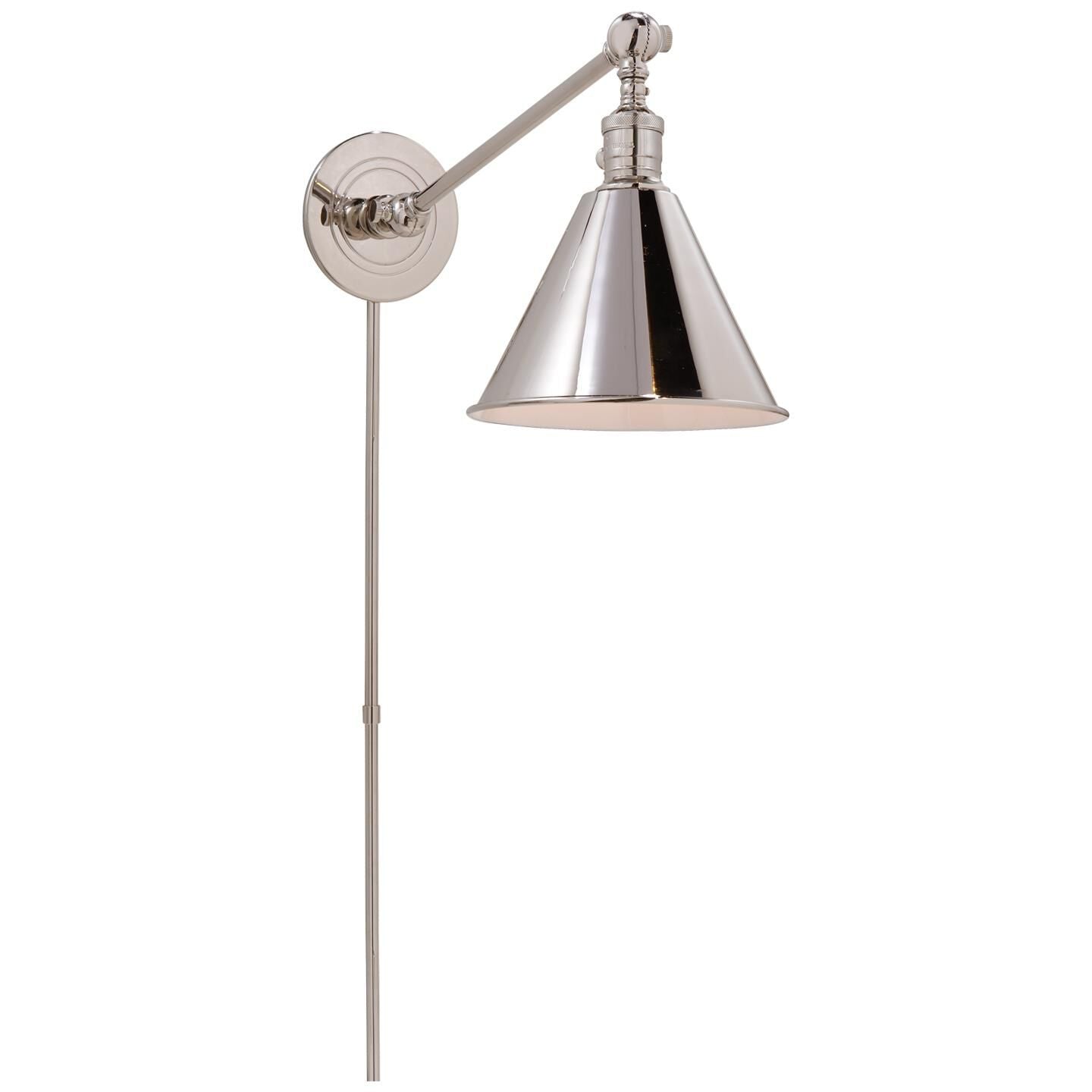 Visual Comfort Signature Collection Chapman & Myers Boston Wall Swing Lamp Boston - SL 2922PN - Traditional