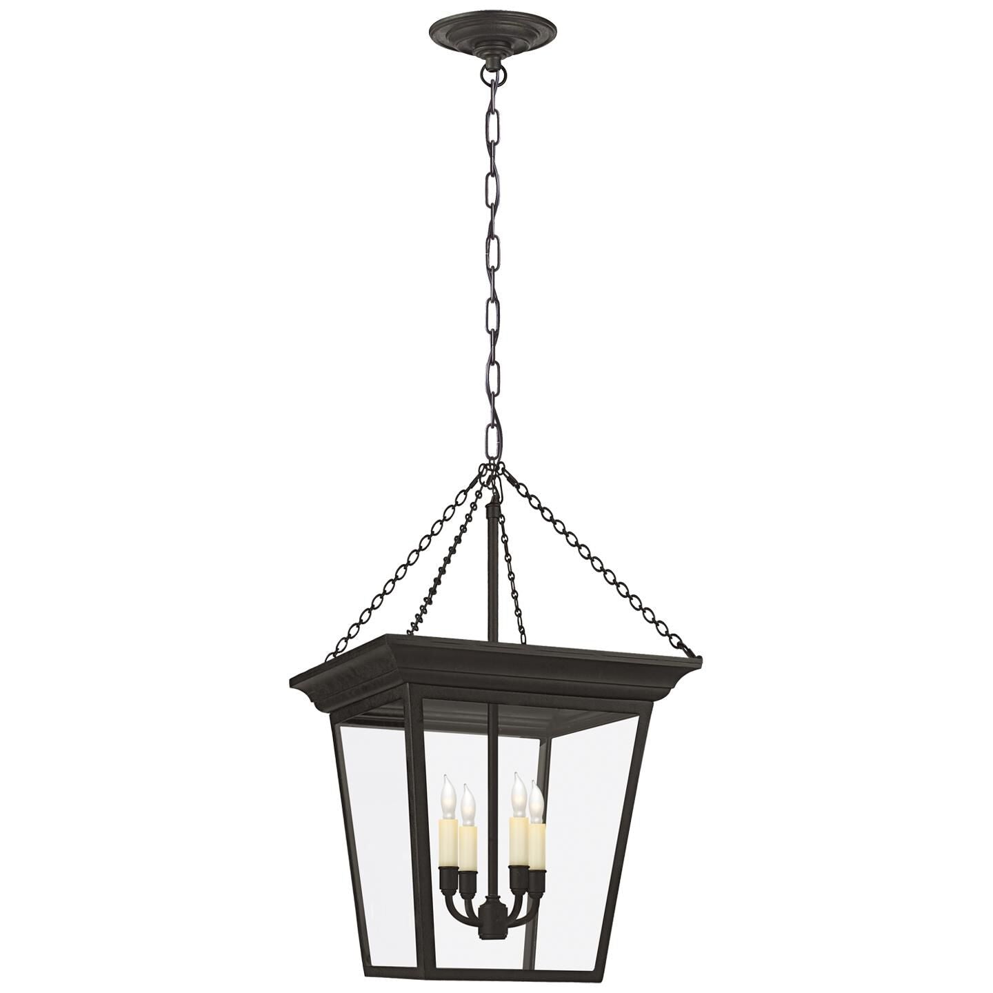 Visual Comfort Signature Collection Chapman & Myers Cornice 14 Inch Cage Pendant Cornice - SL 5871BR - Traditional