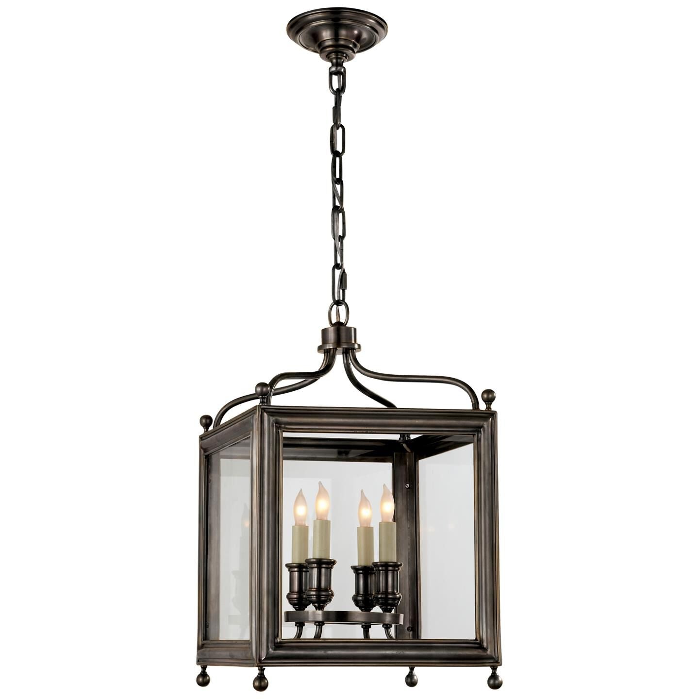 Visual Comfort Signature Collection J. Randall Powers Greggory 12 Inch Cage Pendant Greggory - SP 5001BZ - Traditional