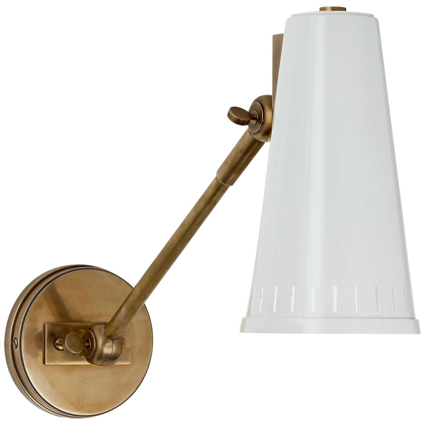 Visual Comfort Signature Collection Thomas O'Brien Antonio Wall Swing Lamp Antonio - TOB 2065HAB-AW - Mid-Century Modern