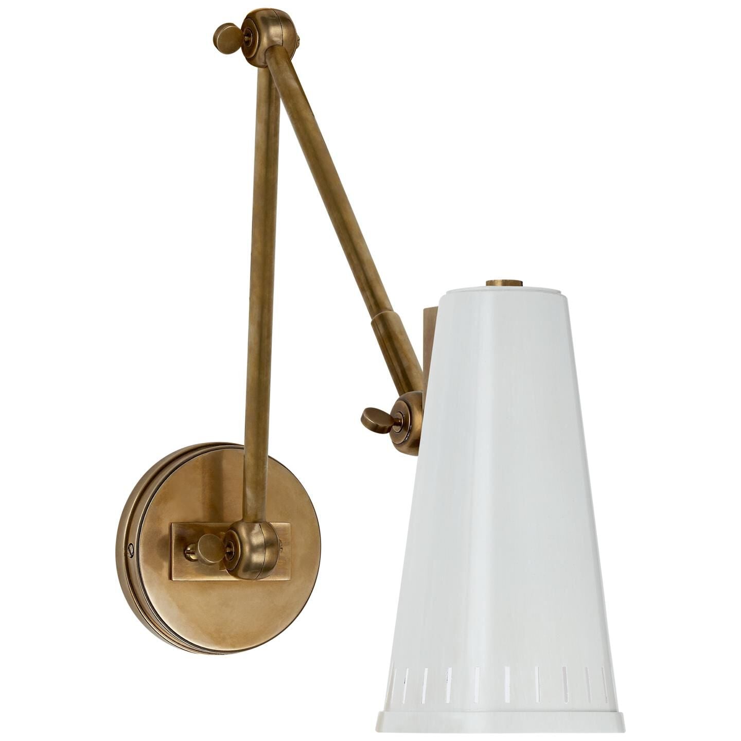 Visual Comfort Signature Collection Thomas O'Brien Antonio Wall Swing Lamp Antonio - TOB 2066HAB-AW - Mid-Century Modern
