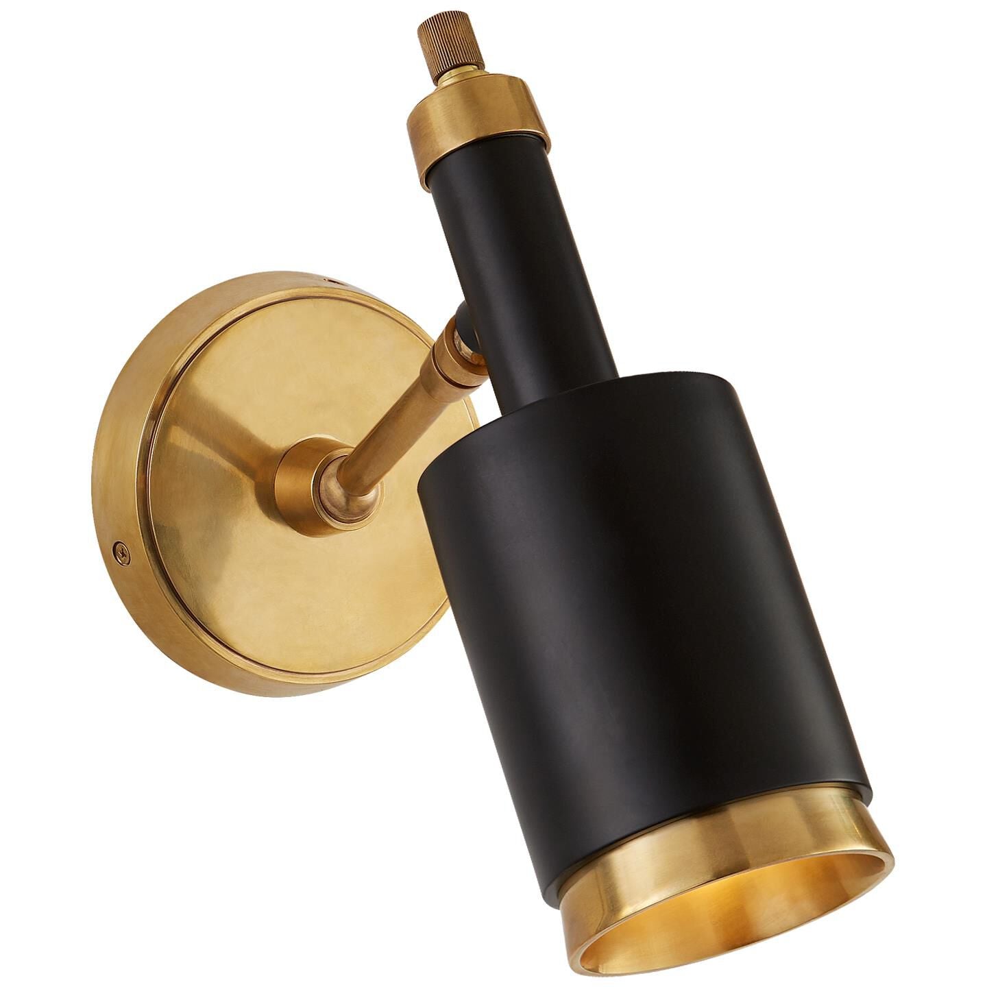Visual Comfort Signature Collection Thomas O'Brien Anders Wall Swing Lamp Anders - TOB 2097HAB-BLK