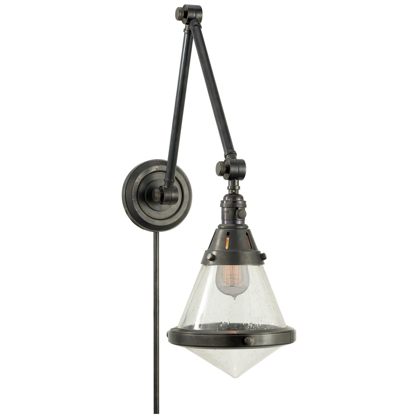 Visual Comfort Signature Collection Thomas O'Brien Gale Wall Swing Lamp Gale - TOB 2156BZ-SG - Transitional