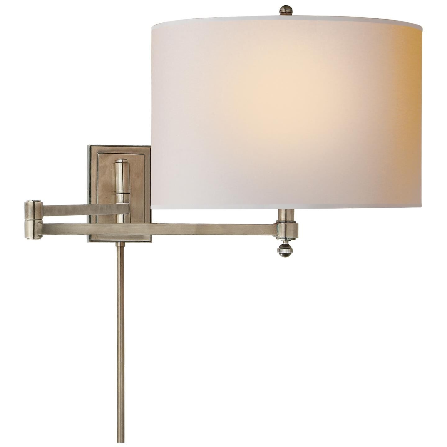 Visual Comfort Signature Collection Thomas O'Brien Hudson Wall Swing Lamp Hudson - TOB 2204AN-NP - Modern Contemporary