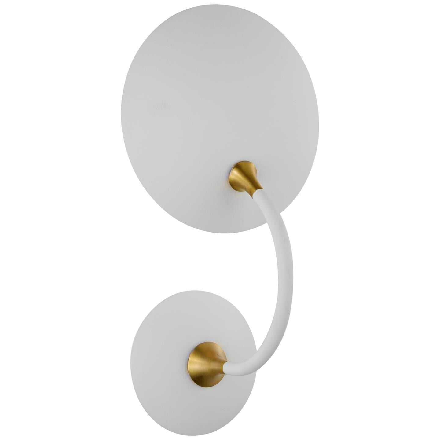 Visual Comfort Signature Collection Thomas O'Brien Keria 15 Inch LED Wall Sconce Keria - TOB 2780WHT-HAB - Art Deco