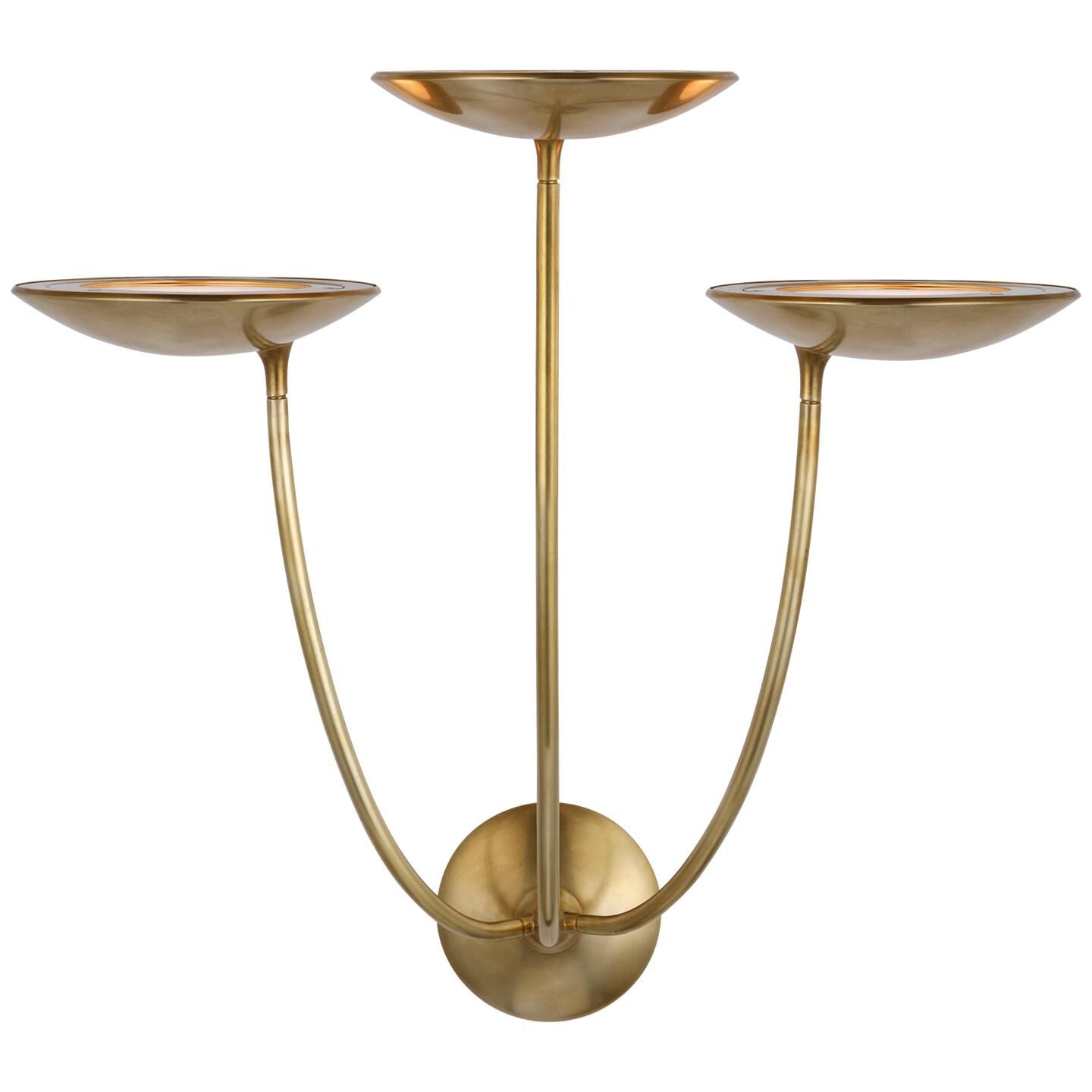 Visual Comfort Signature Collection Thomas O'Brien Keria 23 Inch LED Wall Sconce Keria - TOB 2785HAB - Art Deco