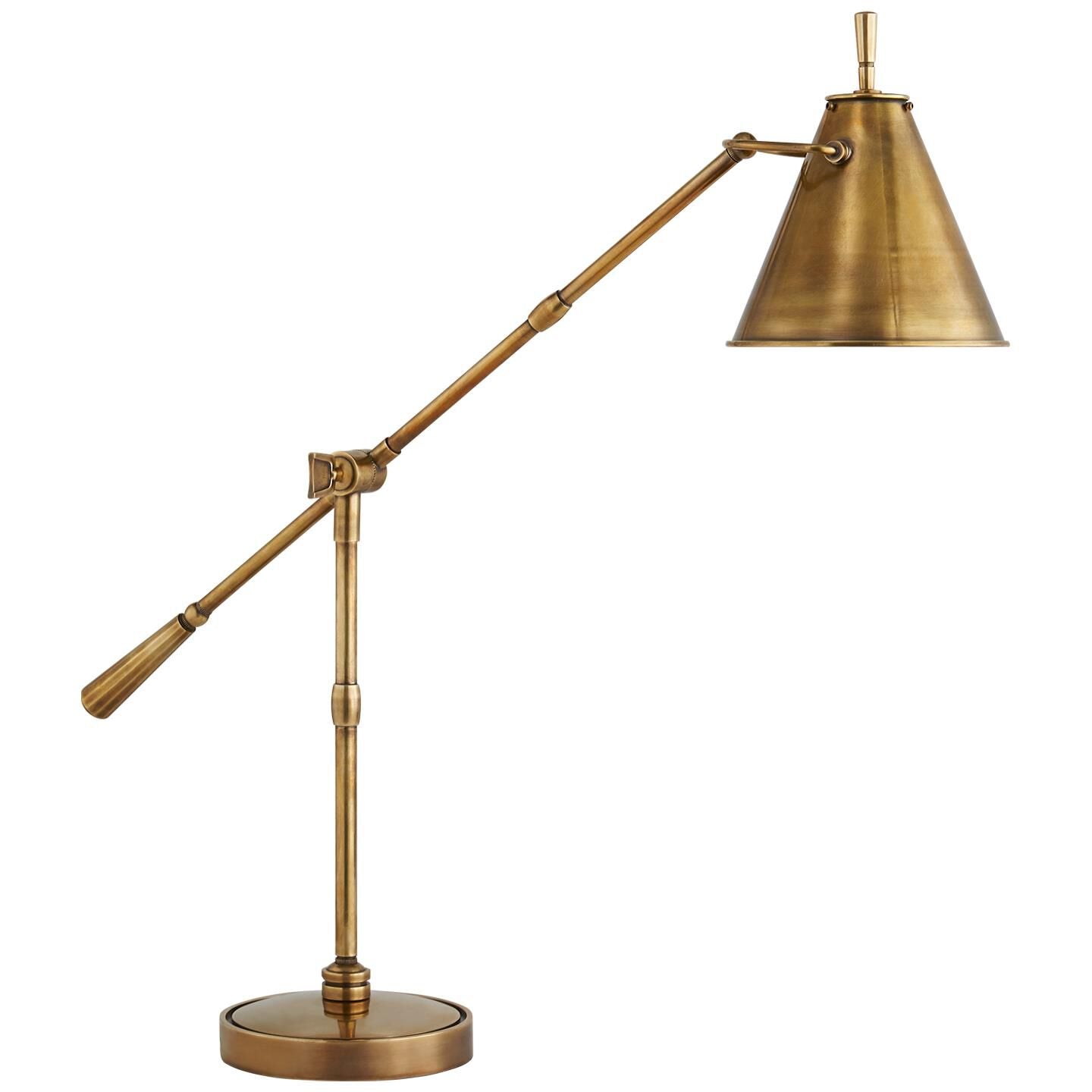 Visual Comfort Signature Collection Thomas O'Brien Goodman 19 Inch Desk Lamp Goodman - TOB 3536HAB - Restoration-Vintage