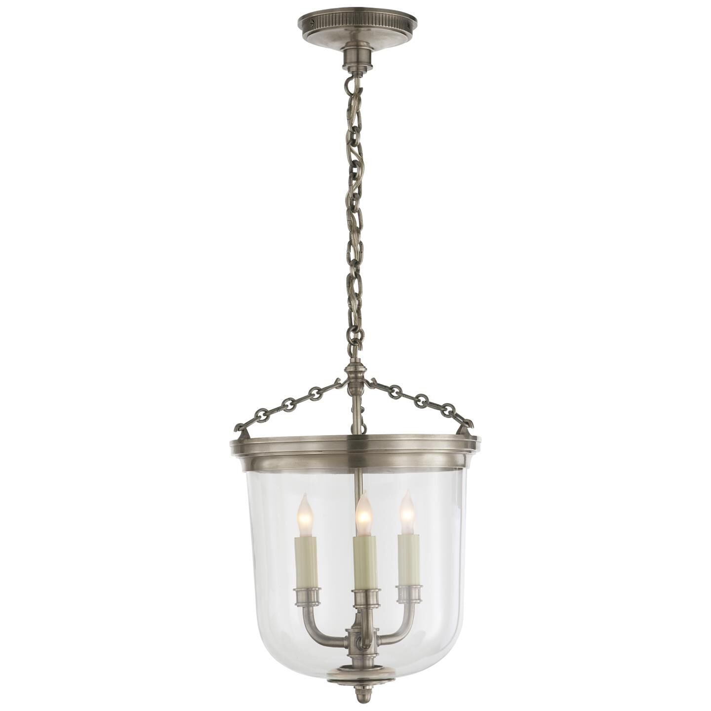 Visual Comfort Signature Collection Thomas O'Brien Merchant 11 Inch Cage Pendant Merchant - TOB 5030AN - Traditional