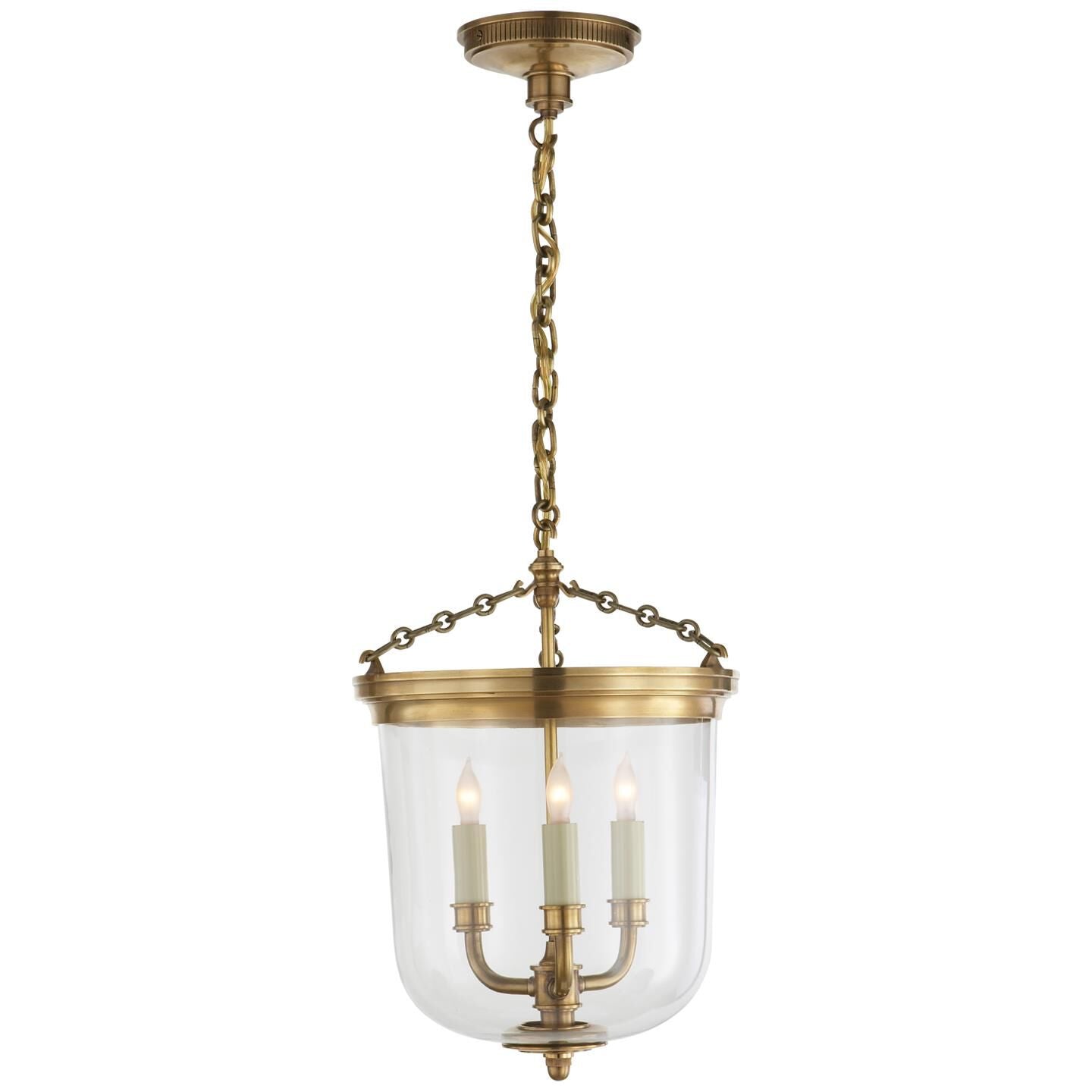 Visual Comfort Signature Collection Thomas O'Brien Merchant 11 Inch Cage Pendant Merchant - TOB 5030HAB - Traditional