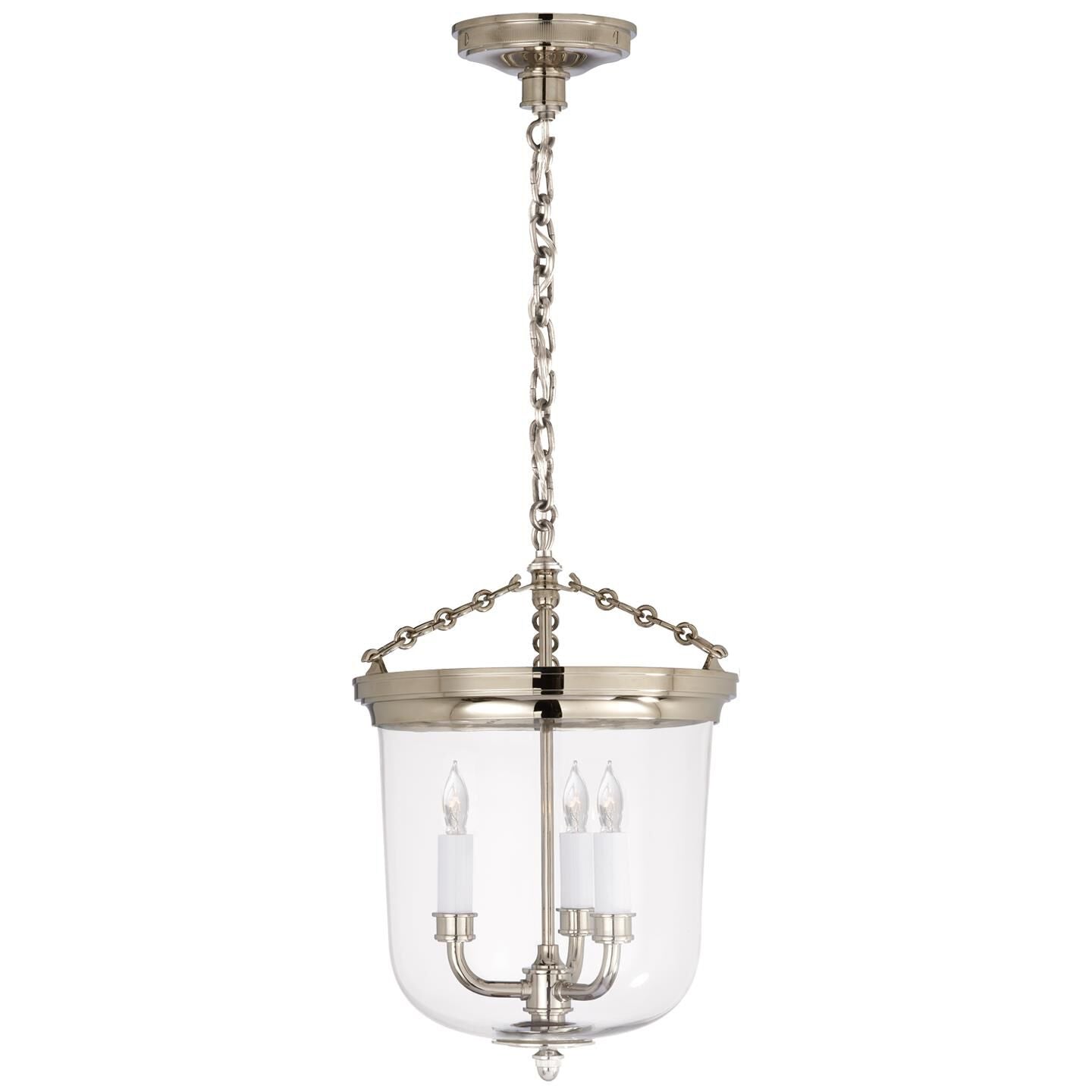 Visual Comfort Signature Collection Thomas O'Brien Merchant 11 Inch Cage Pendant Merchant - TOB 5030PN - Traditional