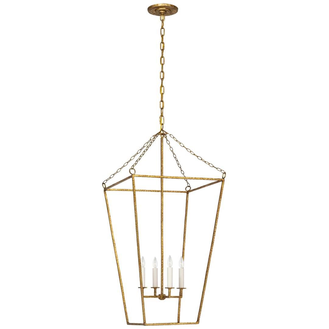 Visual Comfort Signature Collection Marie Flanigan Mallory 18 Inch Cage Pendant Mallory - MF 5103GI - Transitional