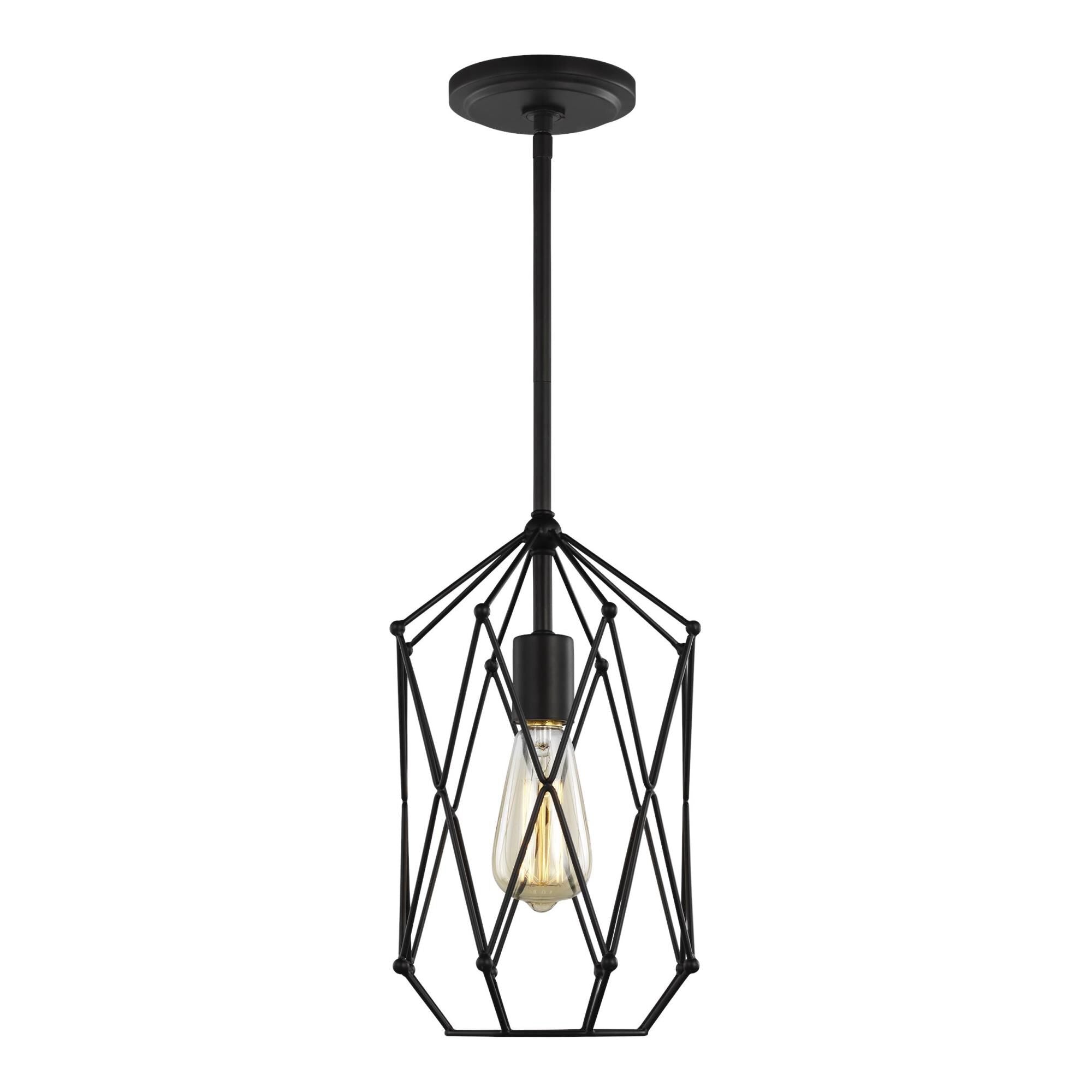 Visual Comfort Studio Collection Sean Lavin Zarra 8 Inch Cage Pendant Zarra - 5134101-112 - Modern Contemporary