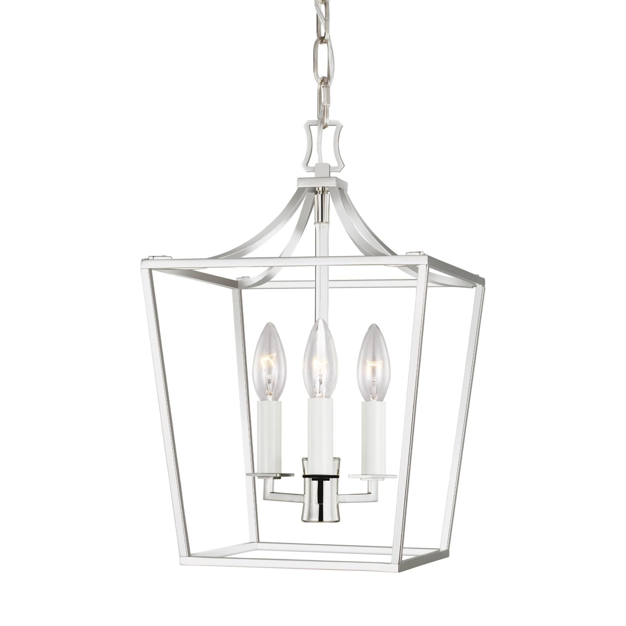 Visual Comfort Studio Collection Chapman & Myers Southold 10 Inch Cage Pendant Southold - CC1433PN - Transitional