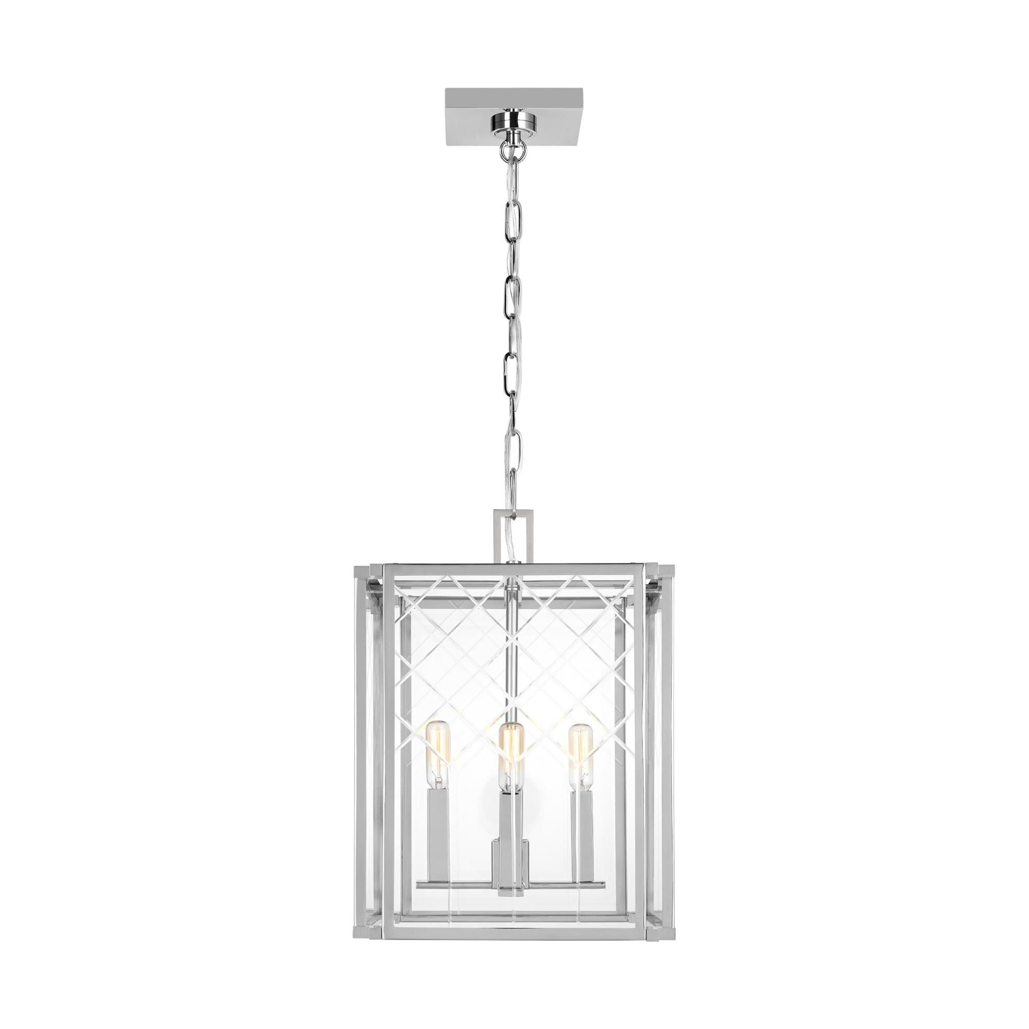 Visual Comfort Studio Collection Erro 12 Inch Cage Pendant Erro - AC1134PN - Transitional