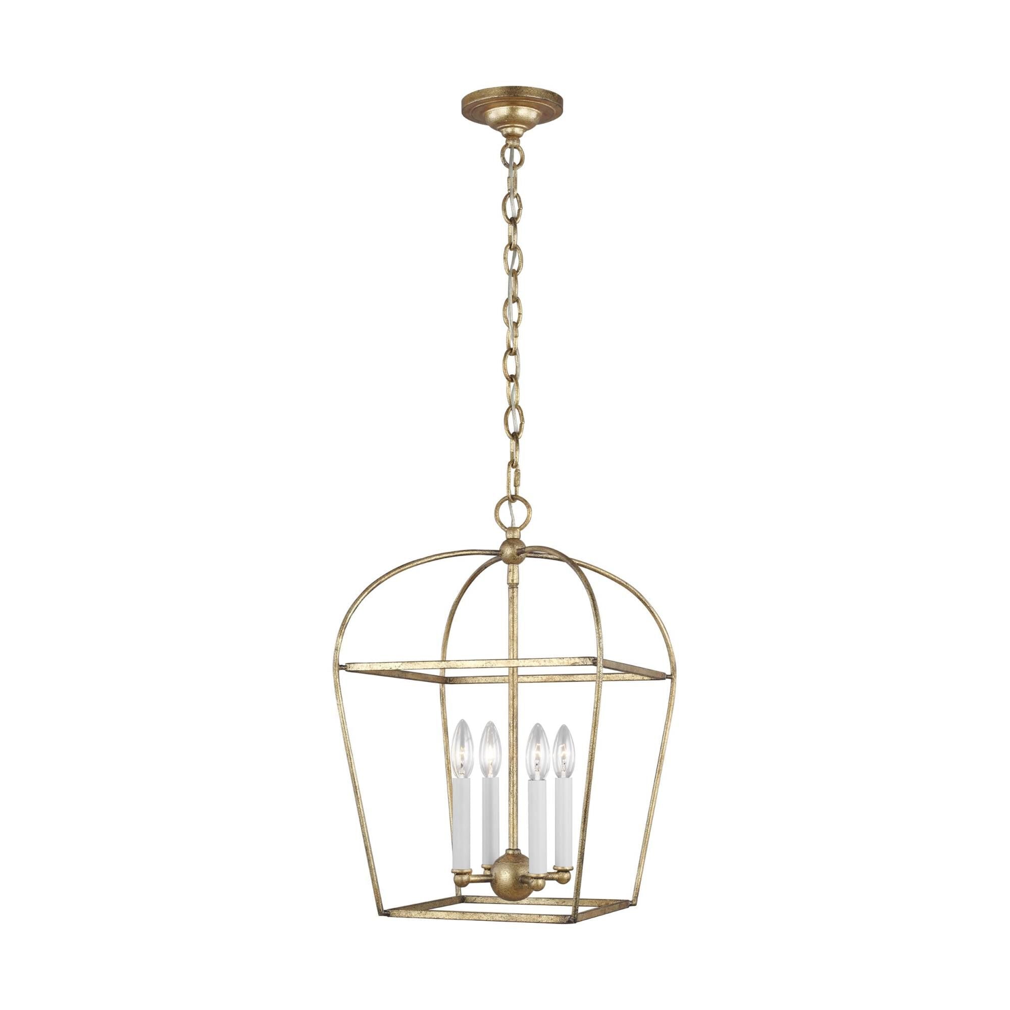 Visual Comfort Studio Collection Chapman & Myers Stonington 13 Inch Cage Pendant Stonington - CC1084ADB - Nautical