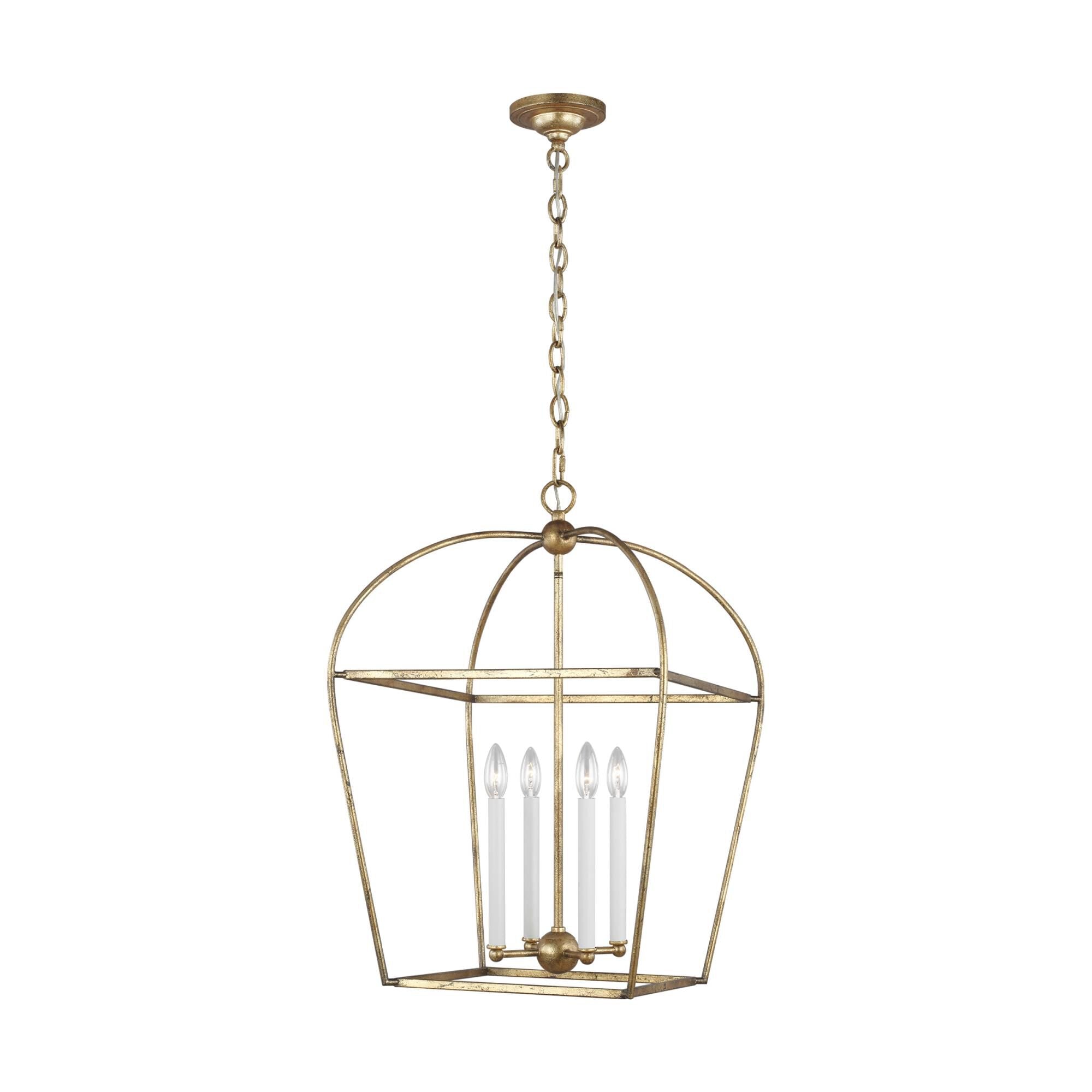 Visual Comfort Studio Collection Chapman & Myers Stonington 18 Inch Cage Pendant Stonington - CC1094ADB - Nautical