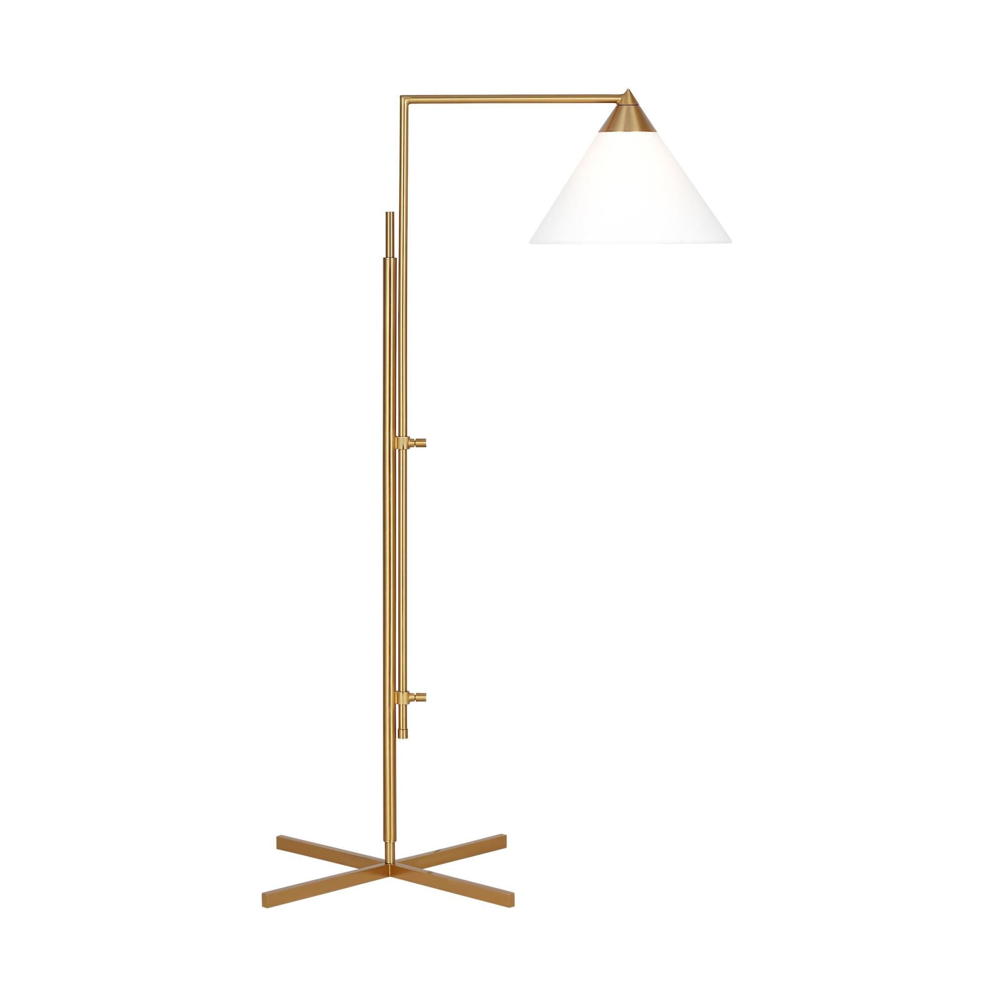 Visual Comfort Studio Collection Kelly Wearstler Franklin 42 Inch Floor Lamp Franklin - KT1301BBS1 - Art Deco