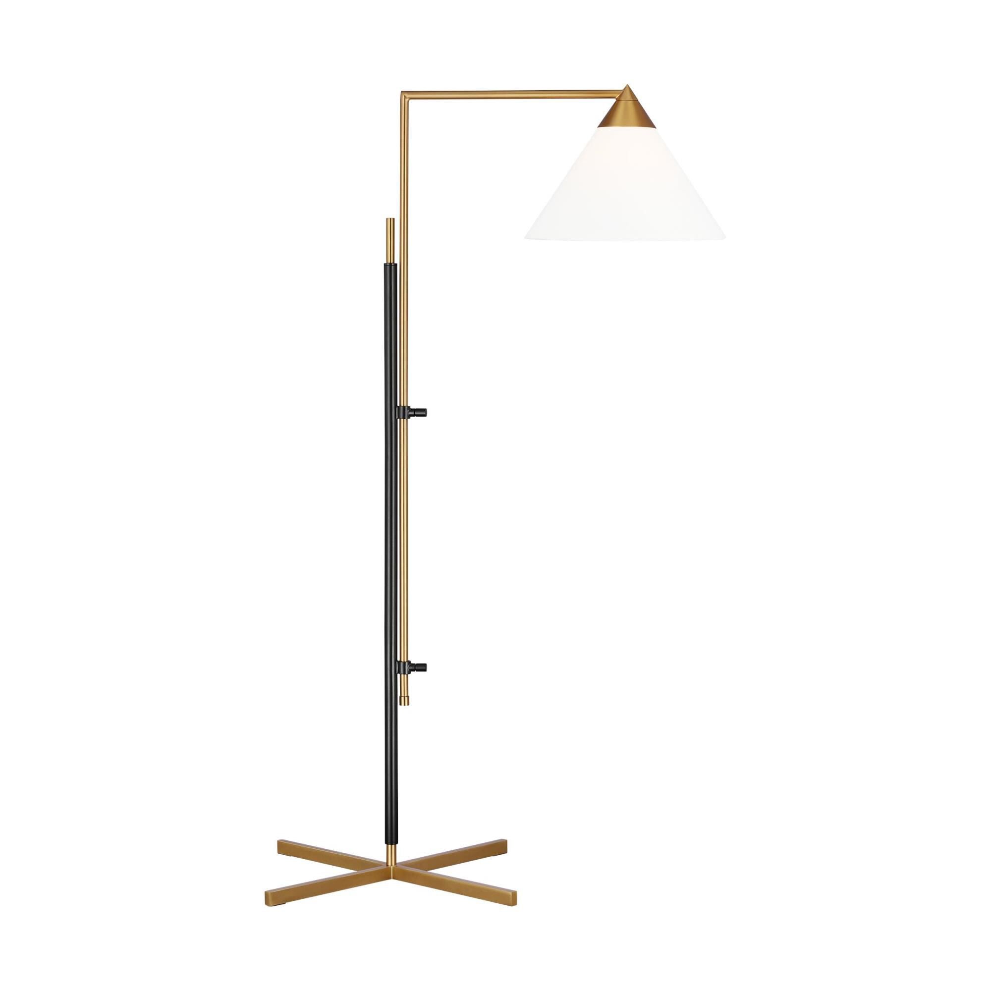 Visual Comfort Studio Collection Kelly Wearstler Franklin 42 Inch Floor Lamp Franklin - KT1301BBSBNZ1 - Art Deco