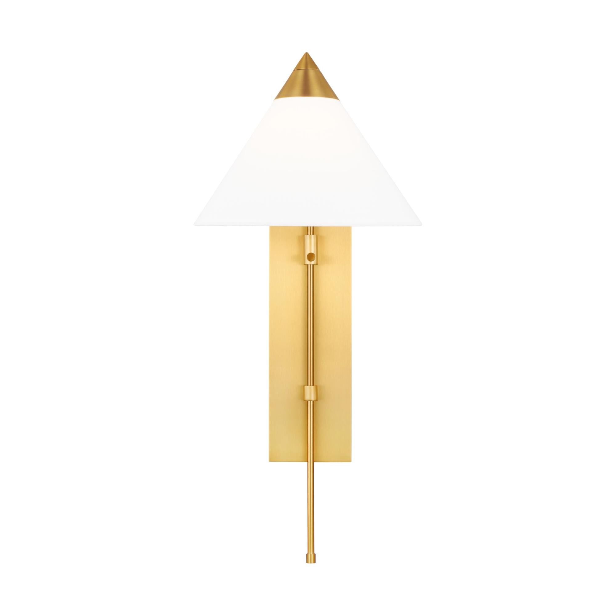 Visual Comfort Studio Collection Kelly Wearstler Franklin 25 Inch Wall Sconce Franklin - KWL1121BBS - Art Deco