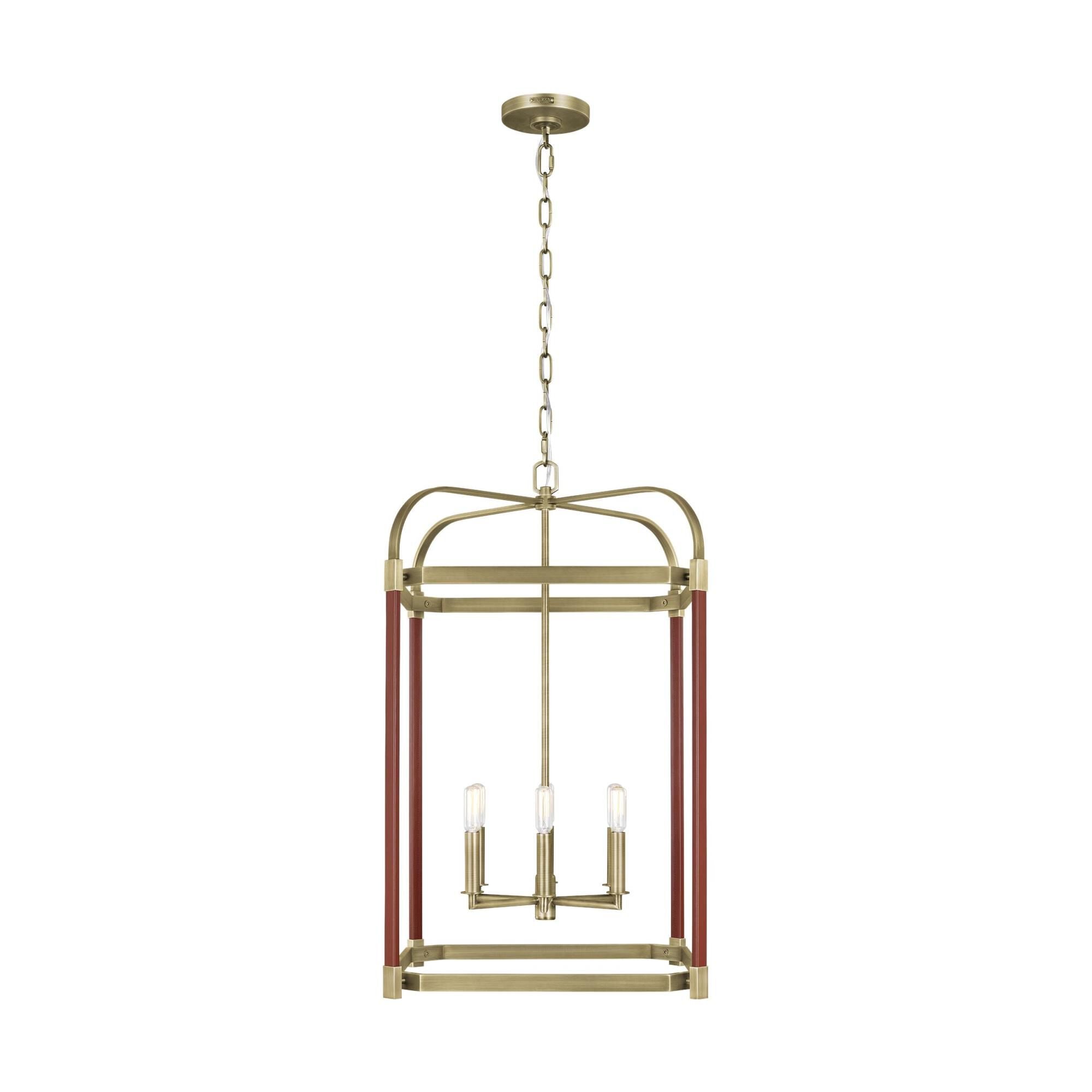 Visual Comfort Studio Collection Lauren Ralph Lauren Hadley 18 Inch Cage Pendant Hadley - LC1156TWB - Transitional