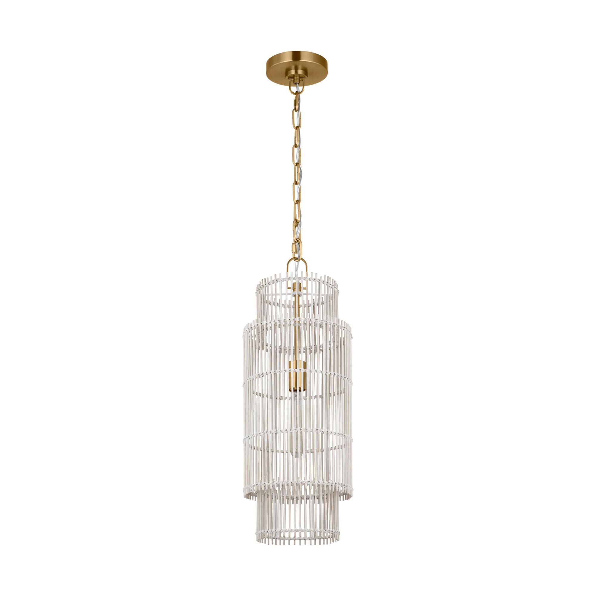 Visual Comfort Studio Collection Ellen De Generes Elio 10 Inch Cage Pendant Elio - EP1411BBS - Transitional