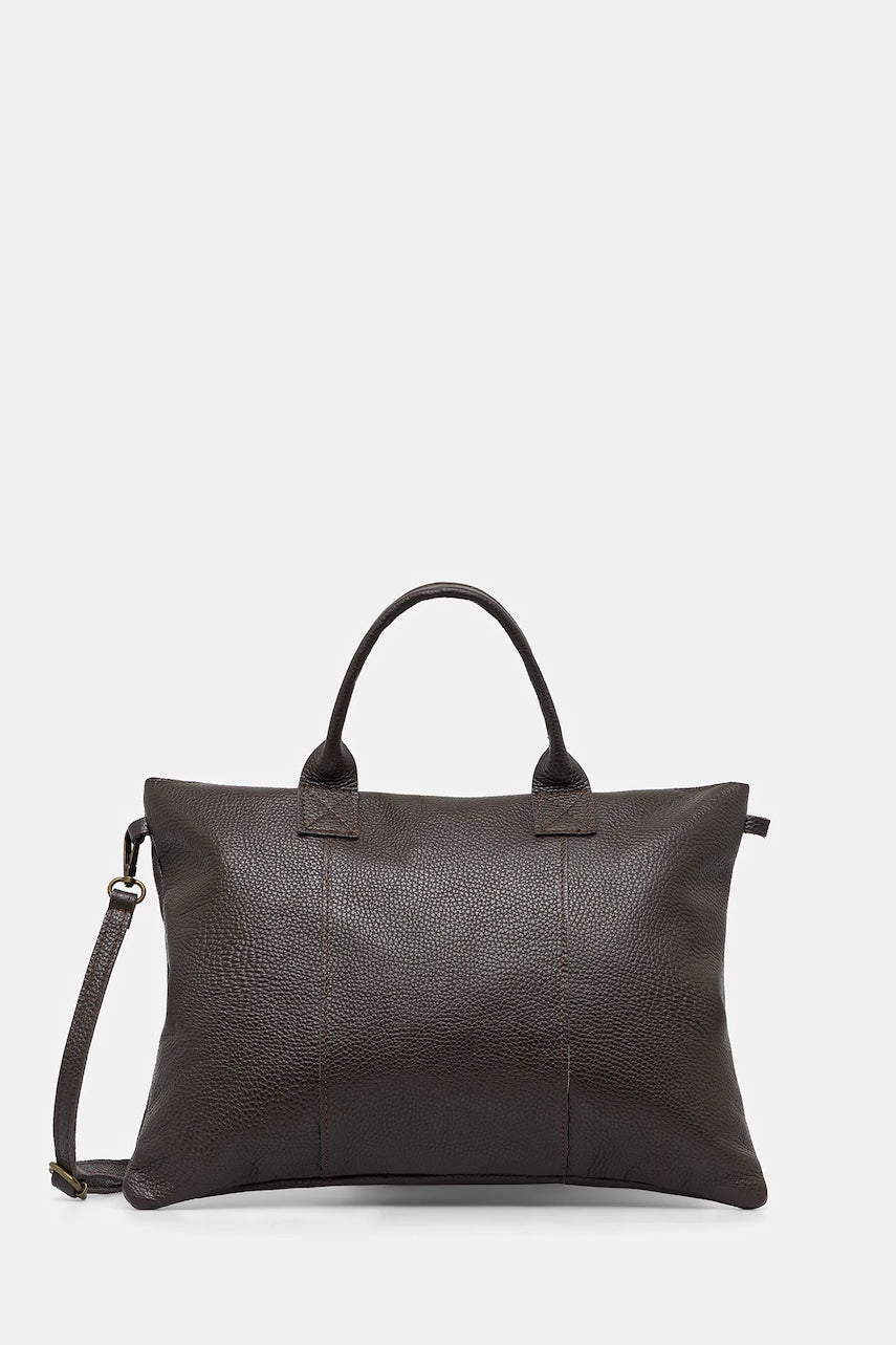 Kožna torba za laptop Answear.LAB boja: smeđa