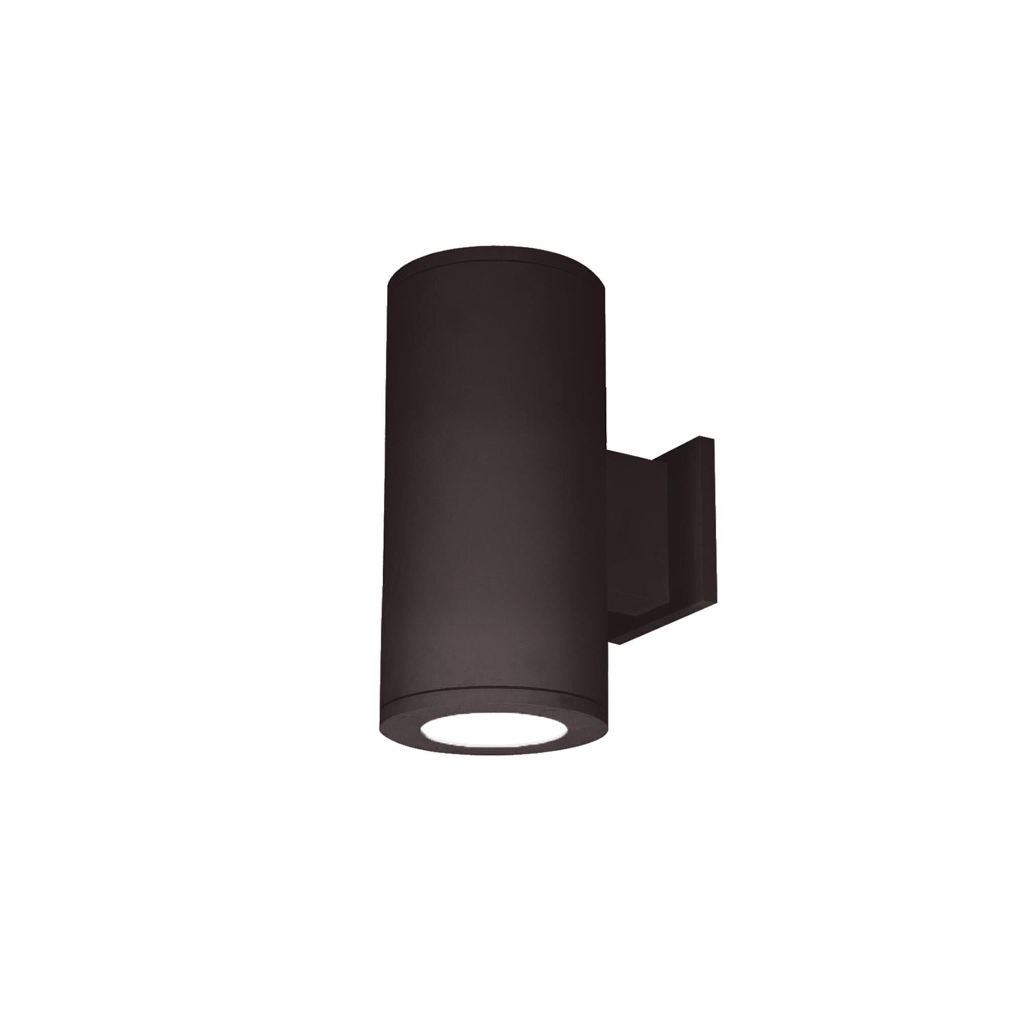 WAC Lighting Tube Architectural 12 Inch Tall 2 Light LED Outdoor Wall Light Tube Architectural - DS-WD05-F35B-BZ - Transitional