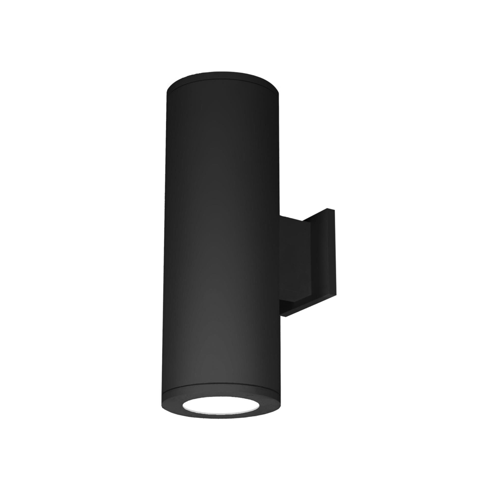 WAC Lighting Tube Architectural 22 Inch Tall 2 Light LED Outdoor Wall Light Tube Architectural - DS-WD08-F27C-BK - Transitional
