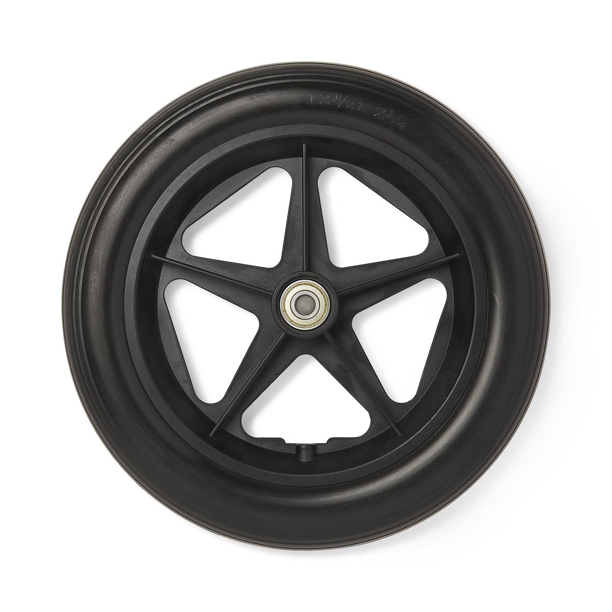 12" Rear Wheel And Bearing For Deluxe Transport Chair, Each