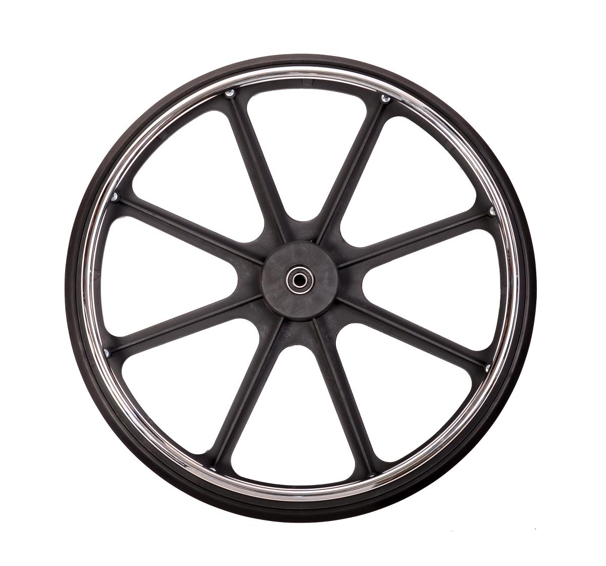 24" Rear Wheel Assembly For Excel Extra-Wide Wheelchair, Each