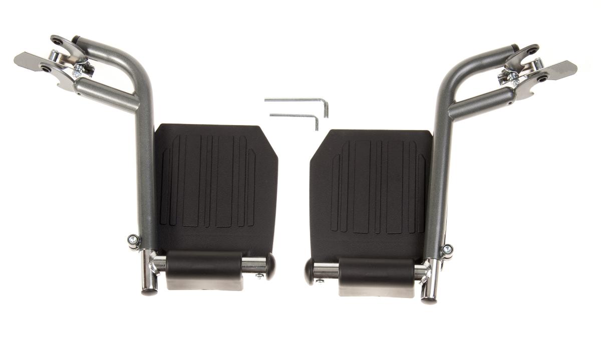 Swing-Away Footrest Assembly For Medline Wheelchairs, Pair