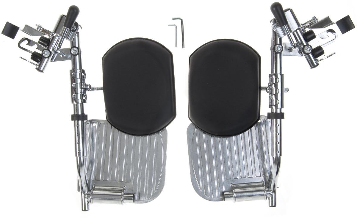 Hemi Elevating Leg Rest for Shuttle Extra-Wide Wheelchair, 1 Pair