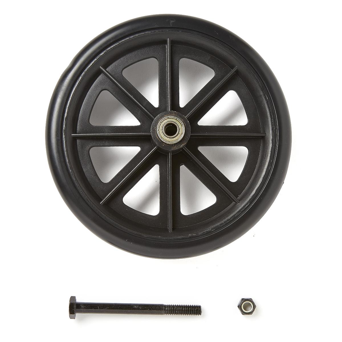 8" Rear Wheel With Bearing And Axle For Transport Chair, Each