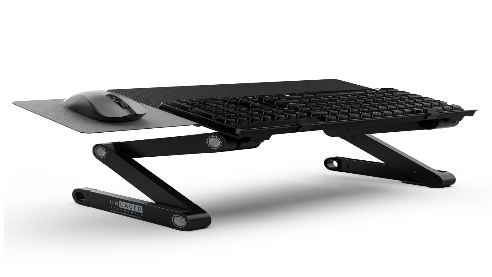 Uncaged Ergonomics WorkEZ Keyboard Tray Black