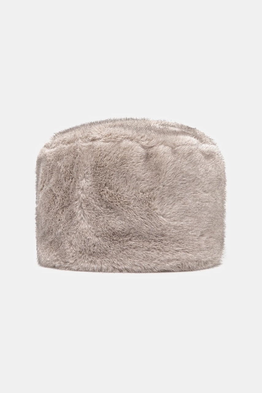 Kapa Answear.LAB boja: siva, od tanke pletenine