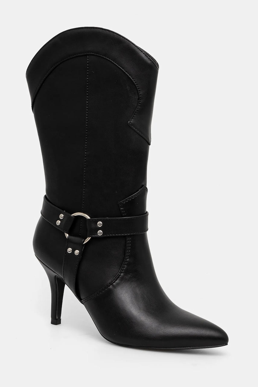 Čizme Answear.LAB za žene, boja: crna, s tankom potpeticom