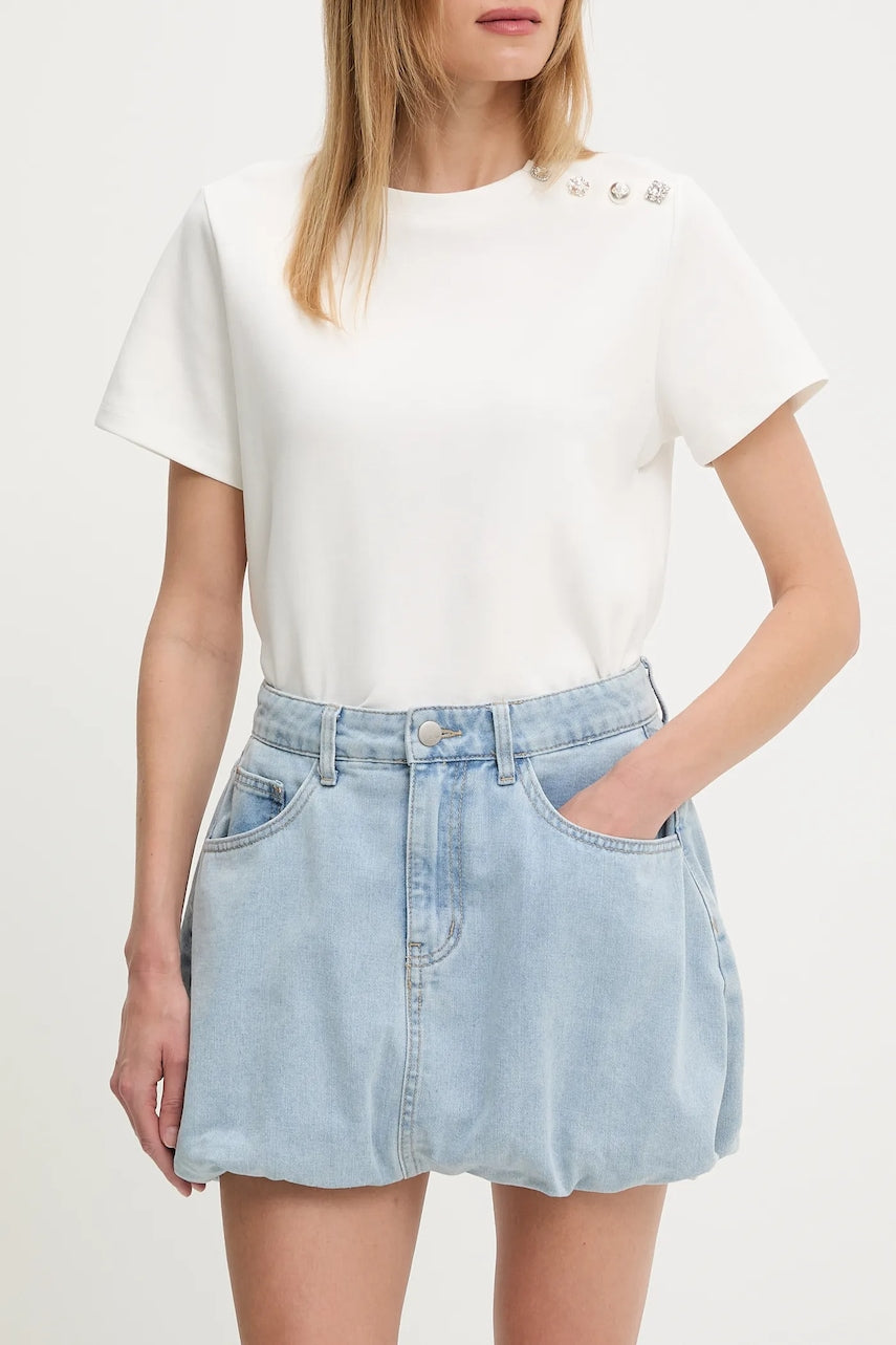 Bombažno krilo iz jeansa Answear.LAB