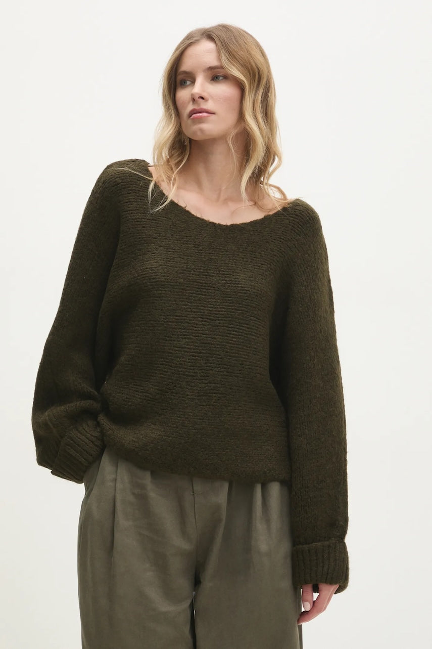 Pulover Answear.LAB za žene, boja: zelena, topli