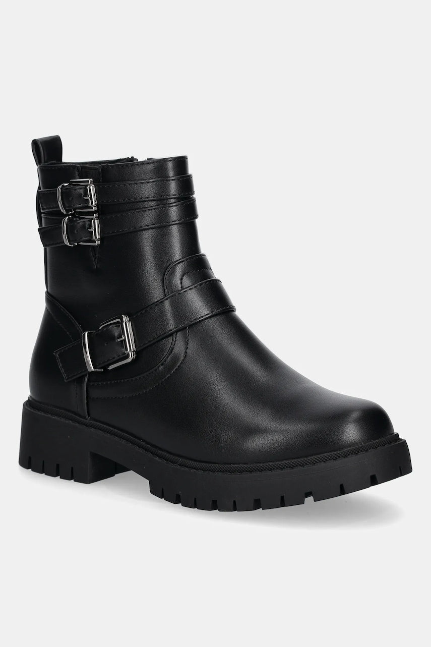 Gležnjače Answear.LAB za žene, boja: crna, s platformom, sa srednje toplom podstavom